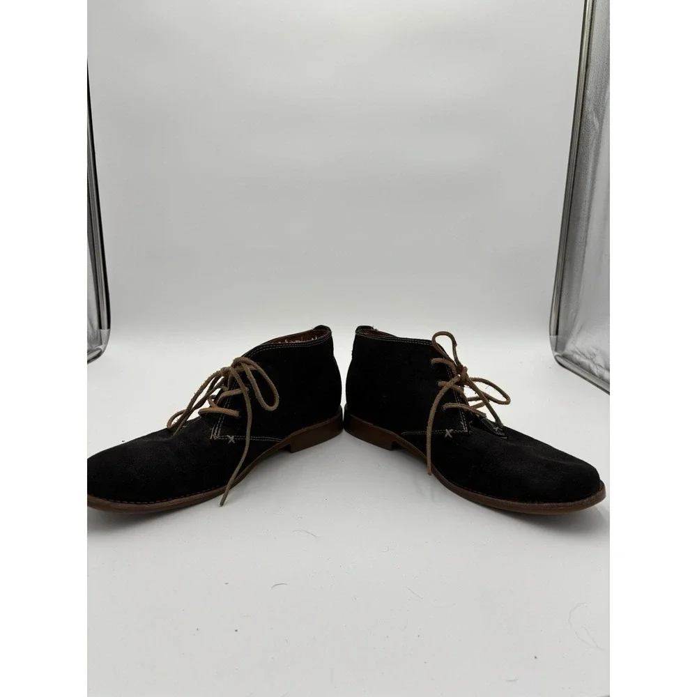 Aldo Boots Sz 44 M Dark Brown Almond Toe Chukka Leather Men